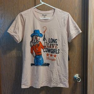 NWT Retro Wrangler "long live cowgirls" T-shirt